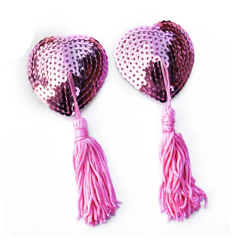 [19701172] Pezoneras con borlas - Rosa