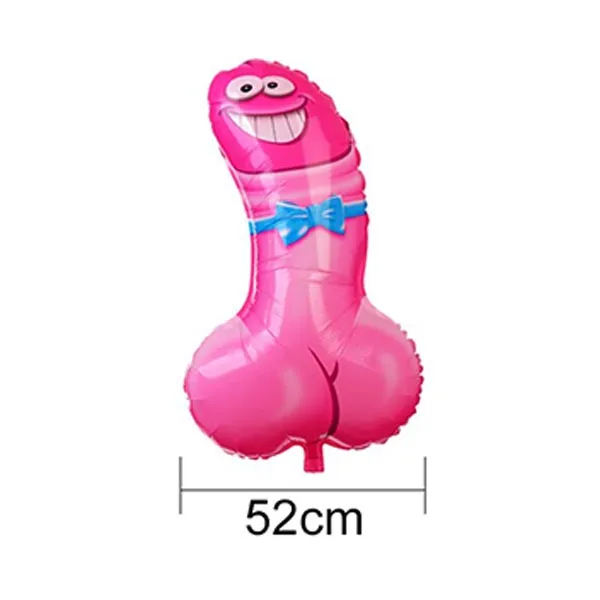 [19701591] Globo de helio con forma fálica - 52 x 92 cm