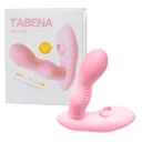 Vibrador Dual Tabena App con Succión y Empuje – Rosa – 13.5 x 3.4 Cm