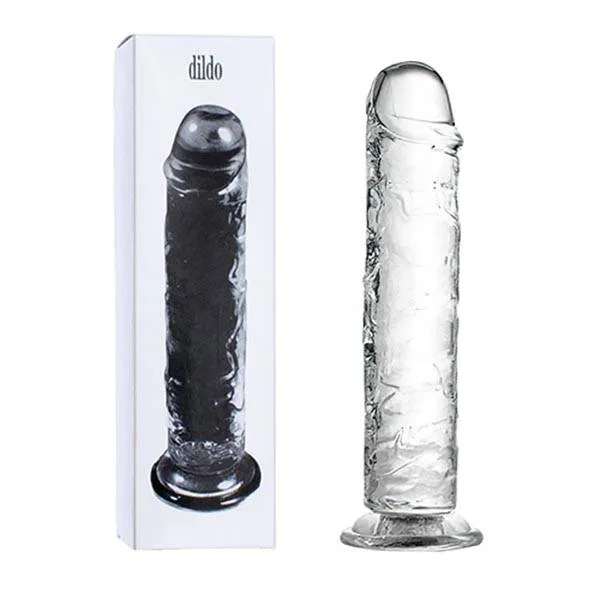 [QS-D009] Dildo transparente - 13.5 x 5 cm