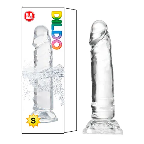 [QS-D008] Dildo Transparente - 15 x 5 cm