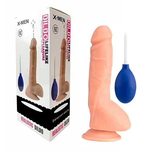 X-Men Realistic Ejaculating Dildo - 23cm x 4.2cm