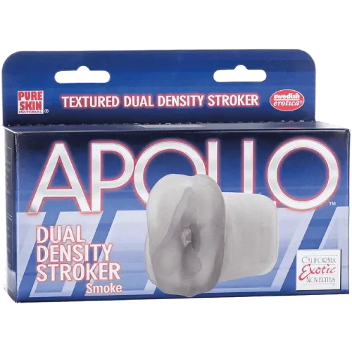 Masturbador de doble densidad, color humo