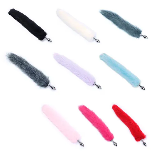 [AT-015] Butt Plug Colita de Zorro - M