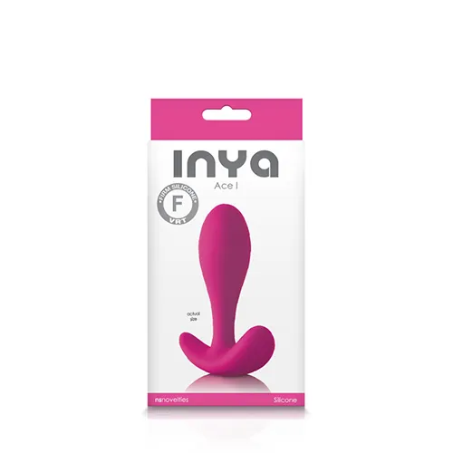 Plug Anal de Silicón Ace I – Rosa – 10.4 x 2.8 Cm
