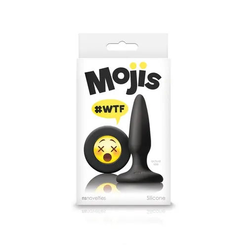 [657447099748] WTF - Black - 3.4cm ×1.7cm