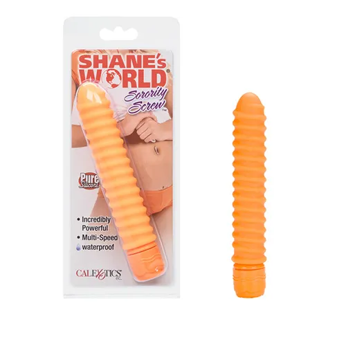 [716770060068] Shane´s World® Tornillo Vibrador de la Hermandad  - Naranja12.75 cm x 2.5 cm