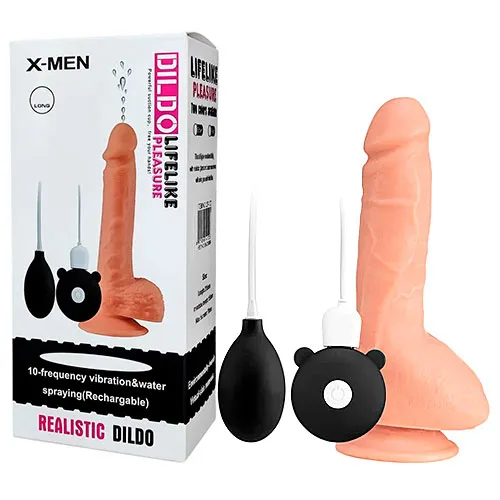 [QSP-028-B] X-Men Vibrating Realistic Ejaculating D9 - 23cm x 4.2cm