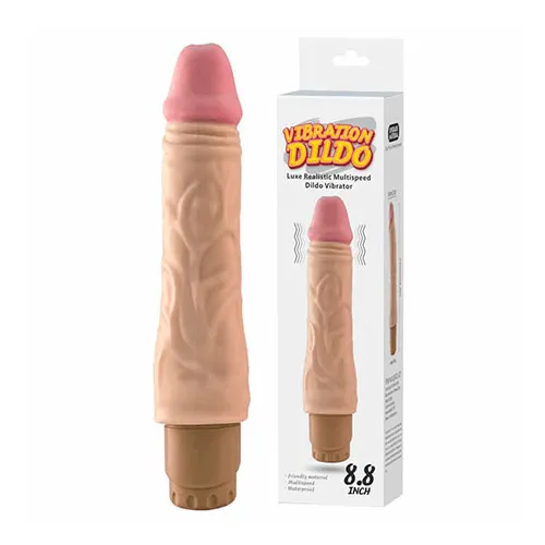 [QSDZ-027] Luxe Realistic Dildo Vibrator - 22.5 x 5 cm
