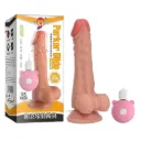 Dildo Realista Parker con Vibración – Control Remoto – 20 x 4.5 Cm
