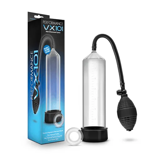 [853858007796] VX101 Pump Clear Blush Novelties