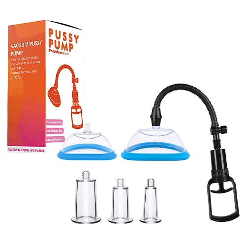 [CW-011] Kit Bomba Vaginal y Pezones Azul