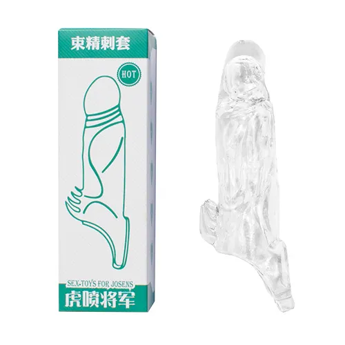 [6970065681435] Penis Sleeve Clear B