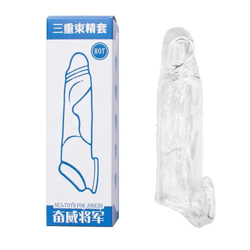[6970065681336] Penis Sleeve Clear A