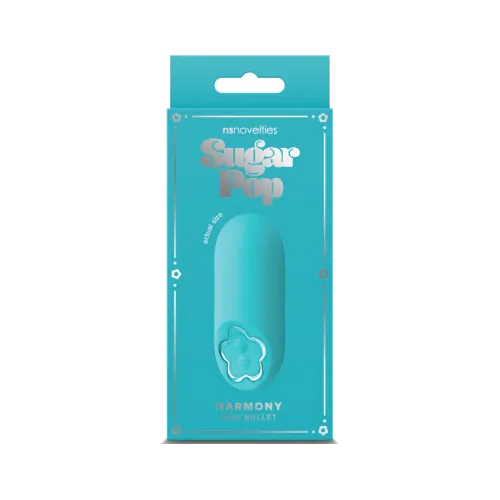 [657447105555] Sugar Pop - Harmony - Mini vibrador de silicona recargable - Verde azulado