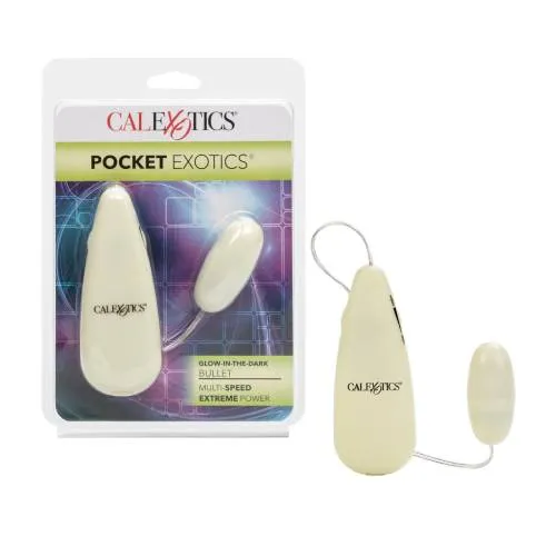 [716770018083] Pocket Exotics® Glow-in-the-Dark Bullet
