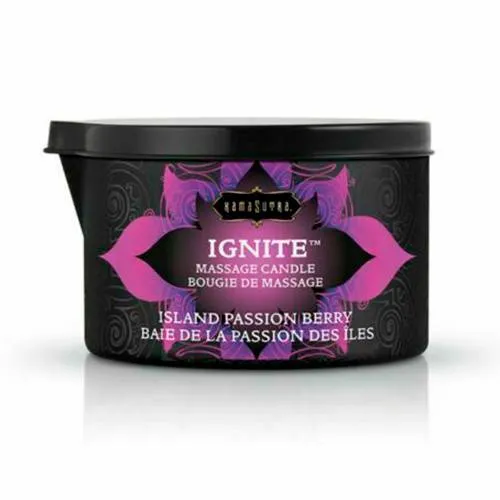 [739122001991] KAMASUTRA IGNITE MASSAGE CANDLE Island Passion Berry