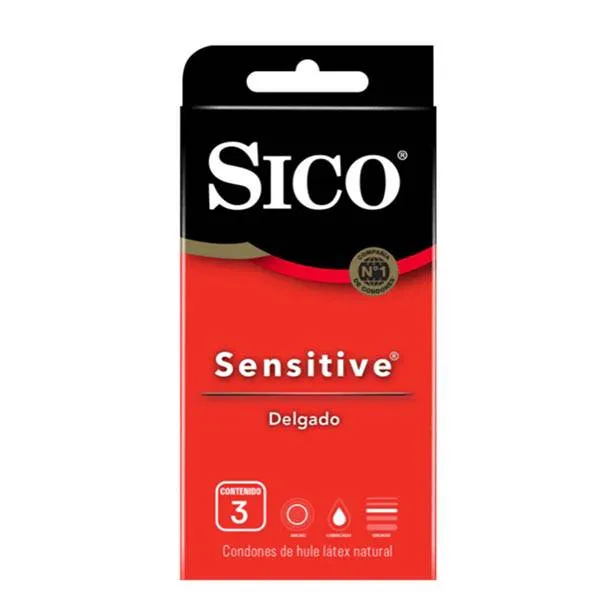 [7501058368126] Sico® Sensitive (Rojo)