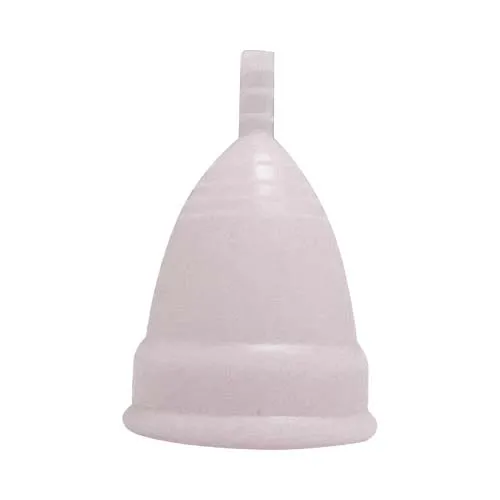 Copa menstrual reutilizable - Blanco