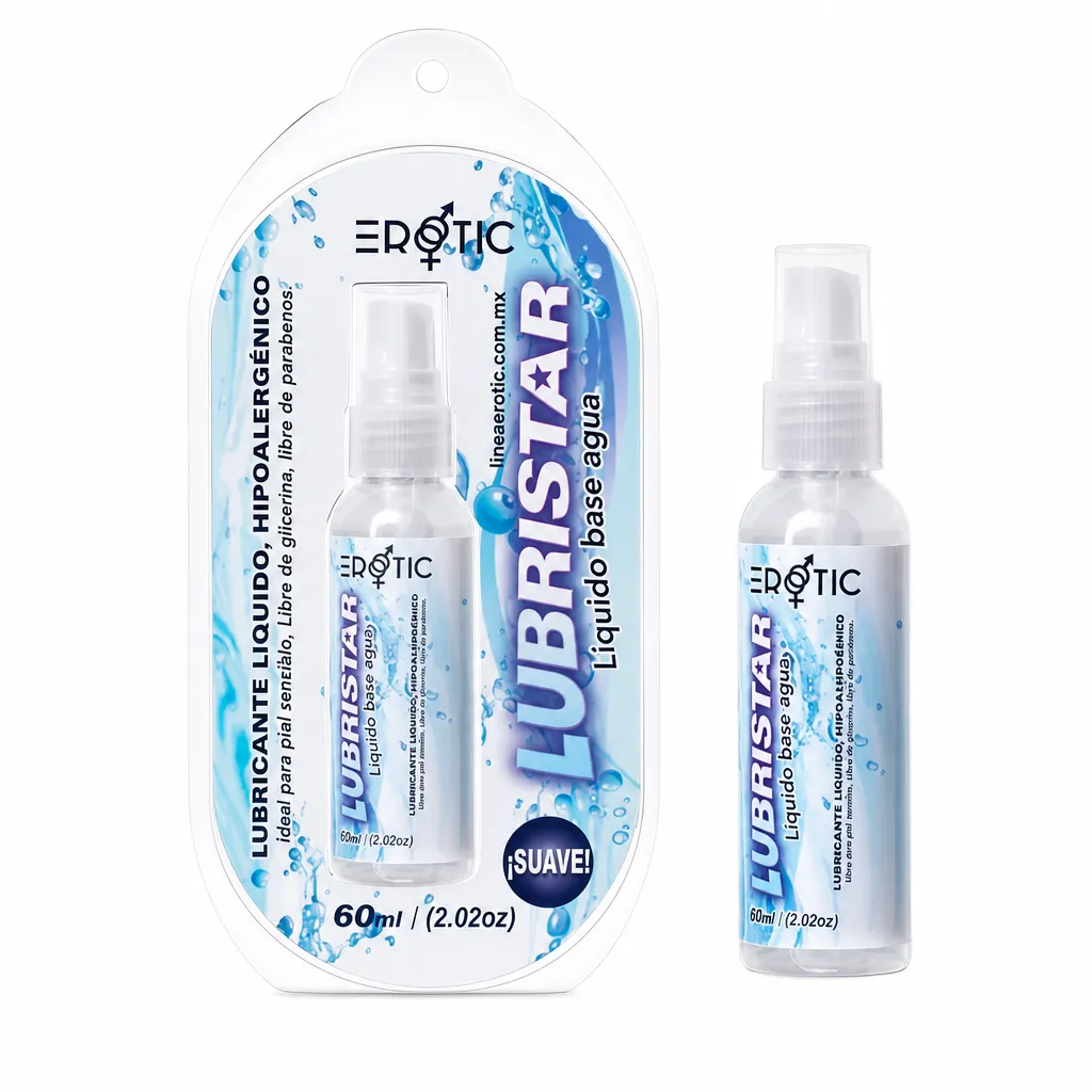 Erotic Lubristar Líquido Base Agua - 60 Ml