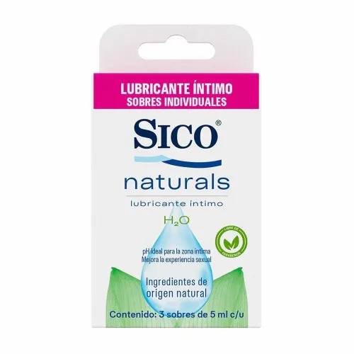 [7506460101507] SICO® Naturals Lubricante - Cartera  con 3 Sobres - 5 ml