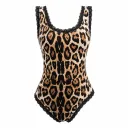 Body Animal Print Leopardo con Encaje