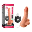 Dildo Realista Rotativo con Ventosa – Recargable – 19.8 Cm