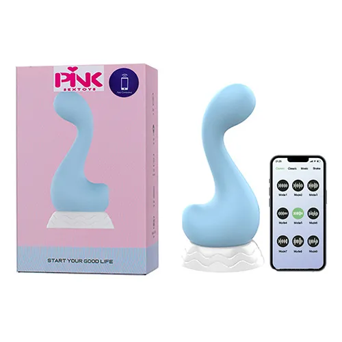 Vibrador Swan-A con Succión y App – Recargable – 13.4 x 3.2 Cm