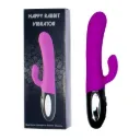 Vibrador Happy Rabbit con Empuje – Recargable – 12 x 3.2 Cm