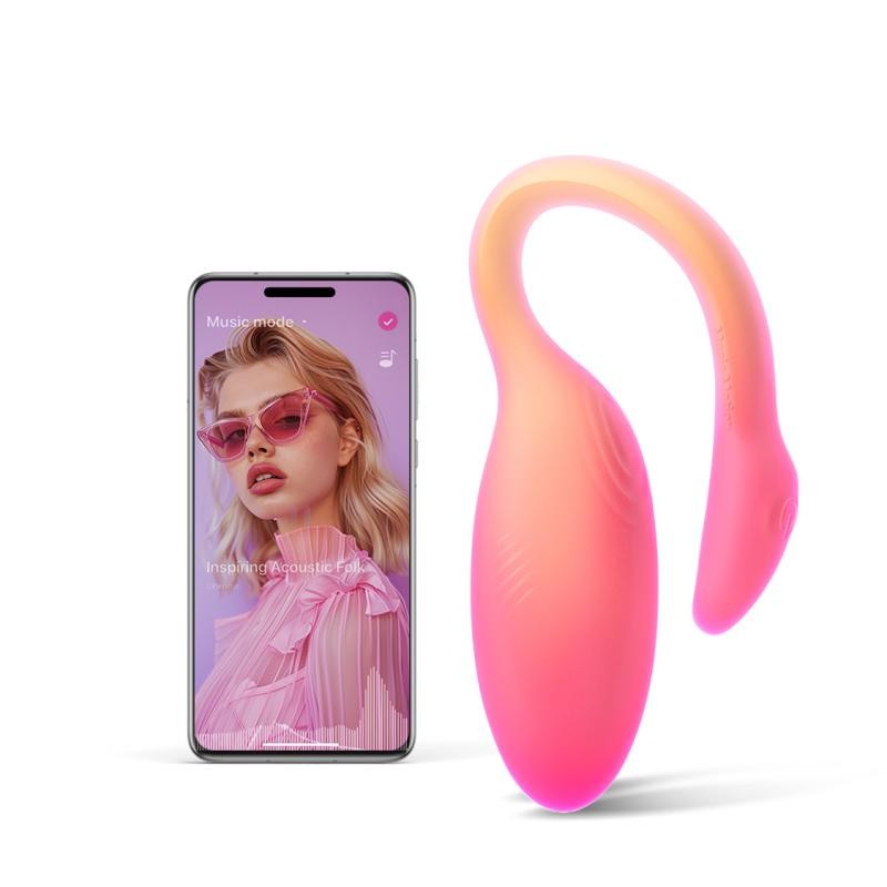 Magic Motion - Flamingo Max Huevo Vibrador & Entrenador Kegel En Uno - Naranja