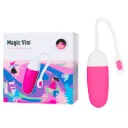 Mini Vibrador Magic Vini Rosa con App – Recargable – 9.5 x 3.7 Cm