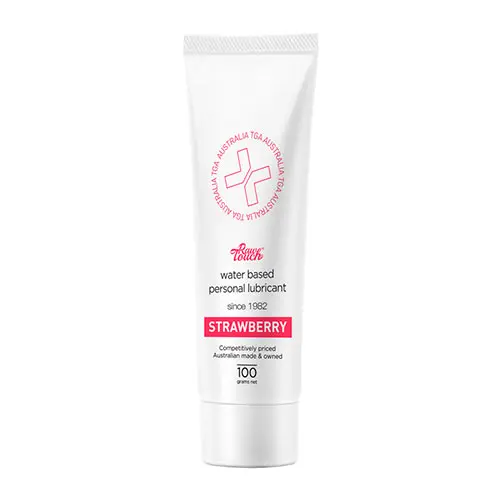 Lubricante Raw Touch Strawberry Sabor Fresa – 100 g