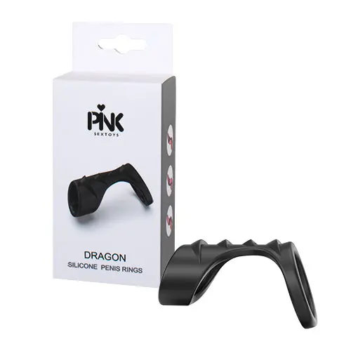 Anillo Doble para Pene Dragon de Silicón
